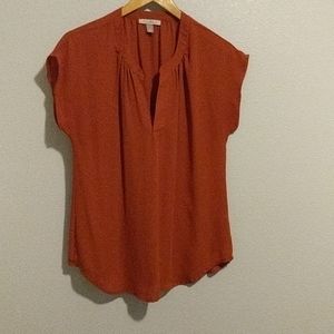 Orange blouse